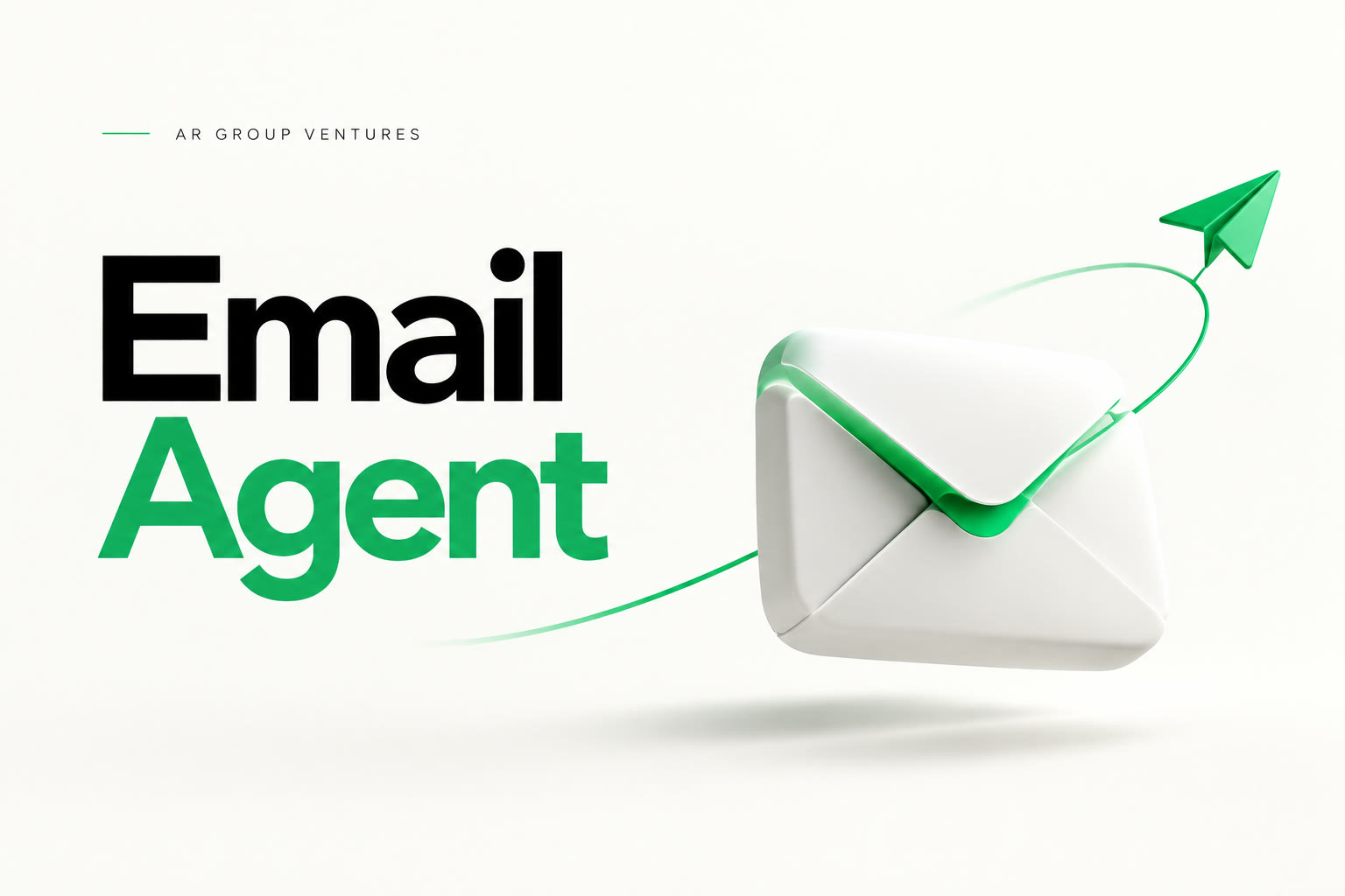 Inook AI Email Agent — an envelope with a green paper plane